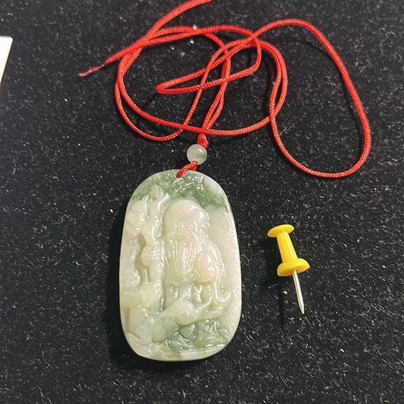 Wise man jade pendant - Picture 4 of 4